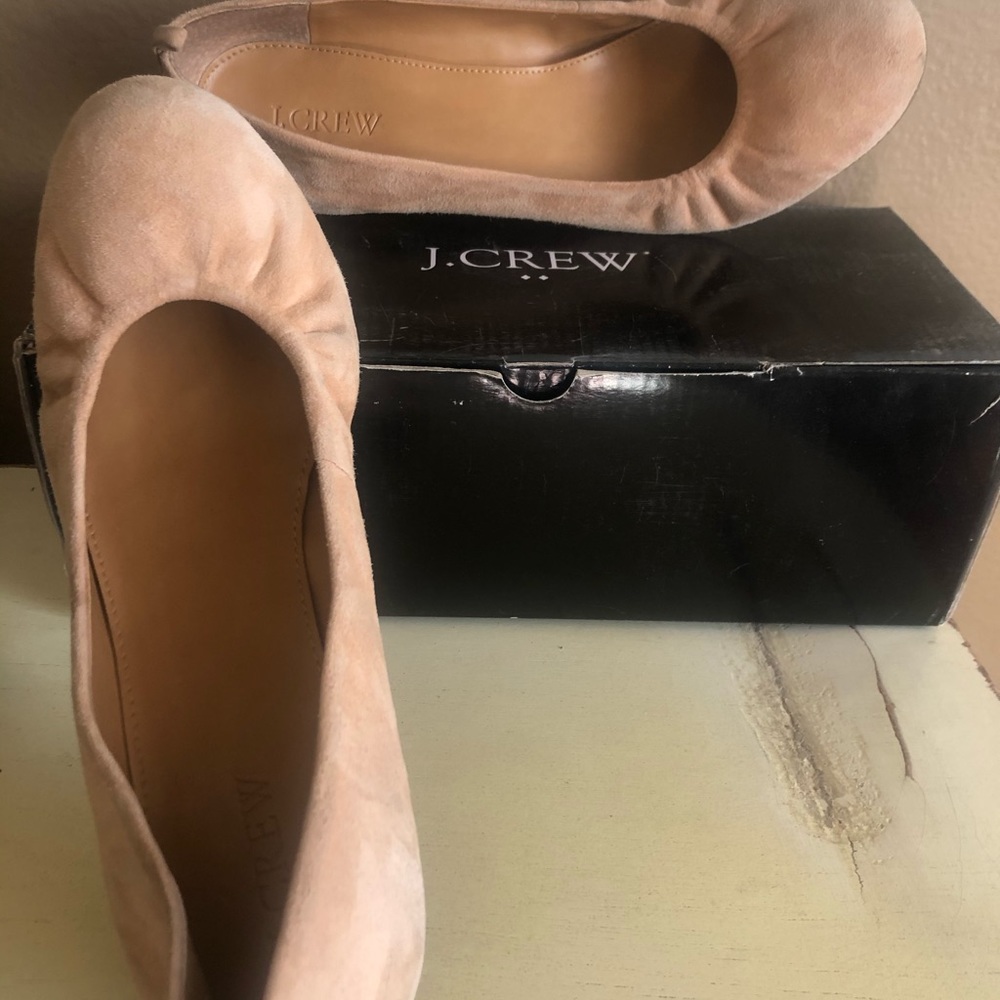 J Crew Beige Flat Shoes